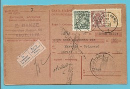 710+715+768 Op Ontvangkaart (Carte-recepisse) Met Stempel KOEKELBERG - 1935-1949 Kleines Staatssiegel