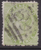 Queensland 1868 SG 107 P12 Used - Gebruikt