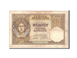 Billet, Serbie, 50 Dinara, 1941, 1941-08-01, KM:26, TB - Serbie