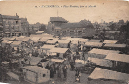 59-HAUBOURDIN- PLACE BLONDEAU, JOUR DE MARCHE - Haubourdin