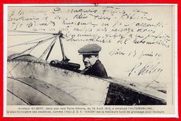 AVIATION -- Aviateur Gilbert ...24 Avril 1913 - Aviatori