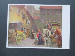 Künstlerkarte DR 1939 Der Alte Bamberger Posthof. Gemälde Von Prof. P.F. Messerschmidt. Sonderstempel Tag Der Briefmarke - Autres & Non Classés