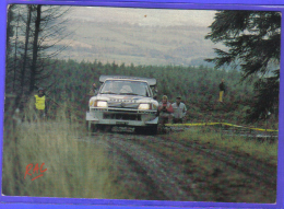 Carte Postale Sport Automobile Rallyes  RAC Peugeot 205 Turbo 16 T. Salonen / S. Harjanne - Rallyes