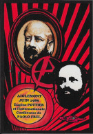 CPM LARDIE JIHEL Tirage Limité En 30 Exemplaires Signés AIGLEMONT Anarchie Eugène POTTIER  Fortuné HENRY - Expositions