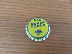 Ancienne Capsule De Soda "C&C SUPER COOLA - NARROWS" Etats-Unis (USA) Intérieur Liège - Limonade