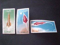 STAMPS UNITED ARAB EMIRATES DUBAI 1964 SPACE TRAVEL  MNH  MNL - Dubai