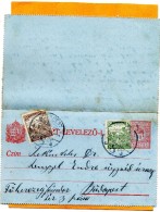 Hungary 1918 Card Mailed - Brieven En Documenten