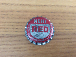 Ancienne Capsule De Soda "NEHI RED, STAMPS" WHS Etats-Unis (USA) (intérieur Liège) - Limonade
