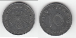 **** ALLEMAGNE - GERMANY - 10 REICHSPFENNIG 1942 F - 3ème REICH - THIRD REICH - ZINC **** EN ACHAT IMMEDIAT - 10 Reichspfennig