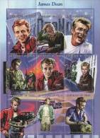 SENEGAL Cinema, James Dean, Yvert 1044/52. MNH, **( Emis En 1998) - Kino