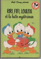 CLUB MICKEY DU LIVRE  -  RIRI,FIFI,LOULOU Et La BOÎTE MYSTERIEUSE   -  Dépôt Légal  :  1er  Semestre 1981 - Disney