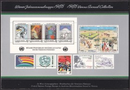 UN - United Nations Vienna 1986 Cancelled Souvenir Folder - Year Pack - Autres & Non Classés