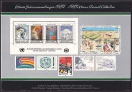 UN - United Nations Vienna 1986 Cancelled Souvenir Folder - Year Pack - Andere & Zonder Classificatie