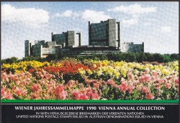 UN - United Nations Vienna 1990 Cancelled Souvenir Folder - Year Pack - Andere & Zonder Classificatie