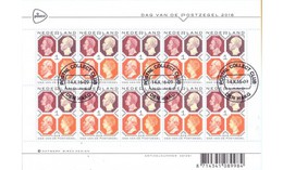 Nederland / The Netherlands - Sheet Dag Van De Postzegel 2016 - Oblitérés