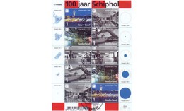 Nederland / The Netherlands - Sheet 100 Jaar Schiphol 2016 - Gebruikt