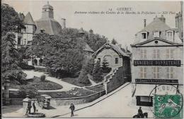 CPA Creuse Circulé GUERET Préfecture Commerce - Guéret