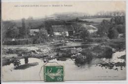 CPA Creuse Circulé Village Grand Bourg Moulin De Salagnac - Other & Unclassified