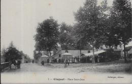 CPA Creuse Non Circulé Village CLUGNAT Foire Marché - Other & Unclassified
