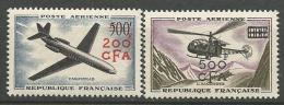 REUNION PA  N° 56 ET 57 NEUF** LUXE SANS CHARNIERE / MNH - Aéreo