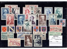 FRANCE ANNEE COMPLETE 1953 - 28 TP - XX - 1950-1959