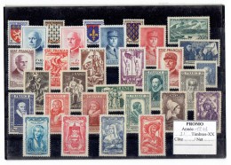 FRANCE ANNEE COMPLETE 1943 - 31 TP - XX - 1940-1949