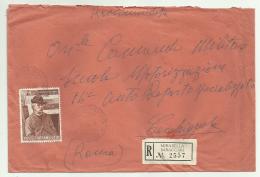 Francobollo Lire 110  Giovanni Fattori   1958  Su Busta - 1946-60: Poststempel