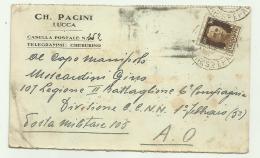 Francobollo Centesimi 30 Su Biglietto Telegramma 1936 - Storia Postale