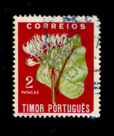 ! ! Timor - 1950 Timor Flowers 2 Pt - Af. 283 - Used - Timor
