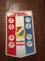 Pennant - Fanion GWARDYJSKI KLUB SPORTOWY 1945 OLIMPIA POZNAN - Apparel, Souvenirs & Other