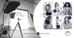 Nederland  2016  |Doutzen Kroes  Mode En Muze    2 Fdc's - Unused Stamps