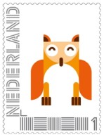 Nederland  2016  Eule   Uil  Owl Postsfris/neuf/mnh - Ungebraucht