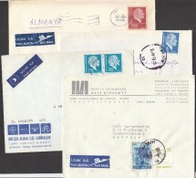 Turkey 4 Letters - Covers & Documents