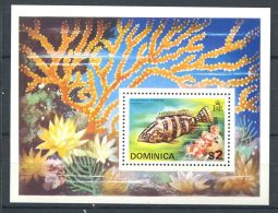 173 DOMINIQUE 1975 - Yvert BF 30 - Poisson Corail - Neuf ** (MNH) Sans Charniere - Dominica (...-1978)