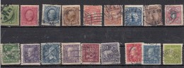 Suede  Lot De 18 Timbres Anciens - Collections