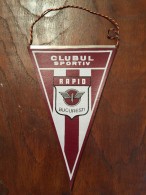 ROMANIA Fanion / Pennant - Romania  Clubul Sportiv RAPID BUCURESTI !!! - Apparel, Souvenirs & Other