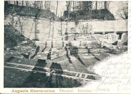 Schweiz, 1905, Basel Augst, Augusta Rauracorum, Ausgrabungen, Amphitheater, Nach Luzern, Siehe Scans! - Augst