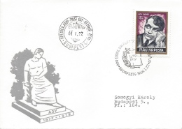 HUNGARY - 1969. FDC  III. - Lyric Poet Endre Ady Mi:2474. - FDC