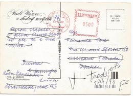 R2962 Slovensko - Vesete Vianoce A Stastny Novy Rok - Red Machine Timbre Affrancatura Meccanica Rossa 1993 - Lettres & Documents