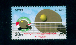 EGYPT / 2003 / SPORT / TABLE TENNIS / WORLD GRAND PRIZE FOR PING-PONG CHAMPIONSHIP / MNH / VF - Unused Stamps