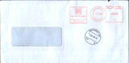 Romania - Envelope From Romanian Commercial Banki Circulated In 2003, With Machine Stamp - Máquinas Franqueo (EMA)