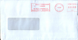 Romania - Envelope From Romanian Commercial Banki Circulated In 2007, With Machine Stamp - Frankeermachines (EMA)