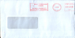 Romania - Envelope From Romanian Commercial Banki Circulated In 2007, With Machine Stamp - Franking Machines (EMA)