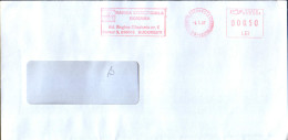Romania - Envelope From Romanian Commercial Banki Circulated In 2007, With Machine Stamp - Frankeermachines (EMA)