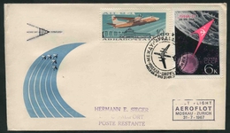 1967 URSS, Primo Volo First Flight AEROFLOT Mosca - Zurigo, - Storia Postale