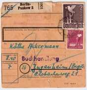 1948, 2 Mk. U. 40 Pfg. Auf Paketkarte , #6071 - Lettres & Documents