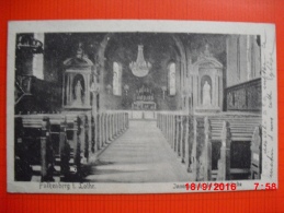 Faulquemont 1919 Intérieur De L'Eglise Circulée Sous Enveloppe - Faulquemont