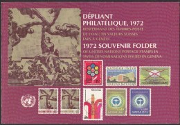 UN - United Nations Geneva 1972 MNH Souvenir Folder - Year Pack - Andere & Zonder Classificatie