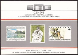 UN - United Nations Geneva 1984 MNH Souvenir Folder - Year Pack - Autres & Non Classés