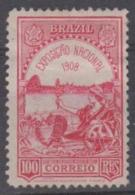 BRAZIL - 1908 National Exhibition. Scott 189. Mint Hinged - Ungebraucht